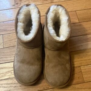 UGG Tan Suede Ankle Boots